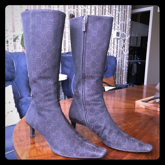 Gucci Shoes - GUCCI Tall Fabric Boots